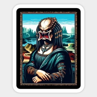 Predator x Mona lisa Sticker